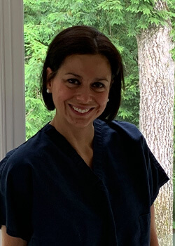 Dental hygienist Rebecca